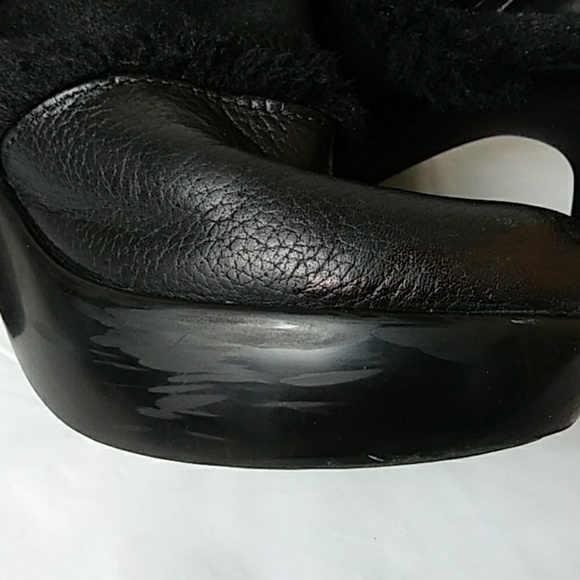 Tommy Hilfiger slip on faux fur lined clogs - Picture 5 of 8